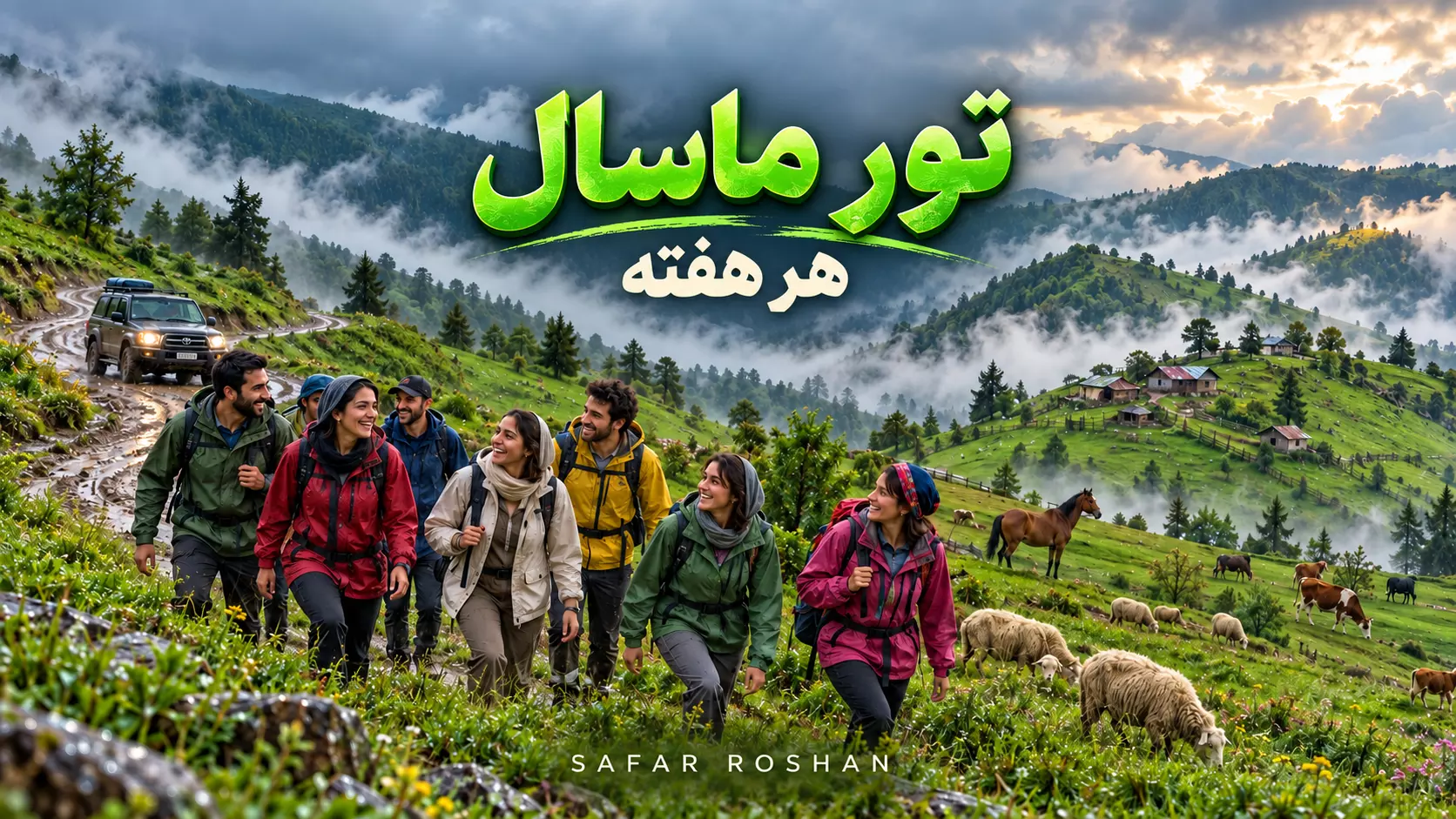 تور ماسال، اولسبلنگاه و ساحل کاسپین